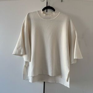 Anthropologie Cream Women's Sweater